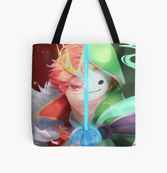 Technoblade vs Dream $100,000 Duel All Over Print Tote Bag RB2608 product Offical Dream Merch