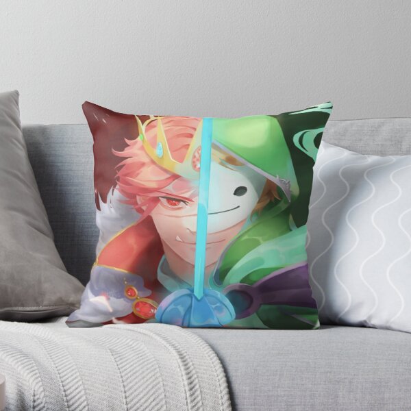 Technoblade vs Dream $100,000 Duel Throw Pillow RB2608 product Offical Dream Merch