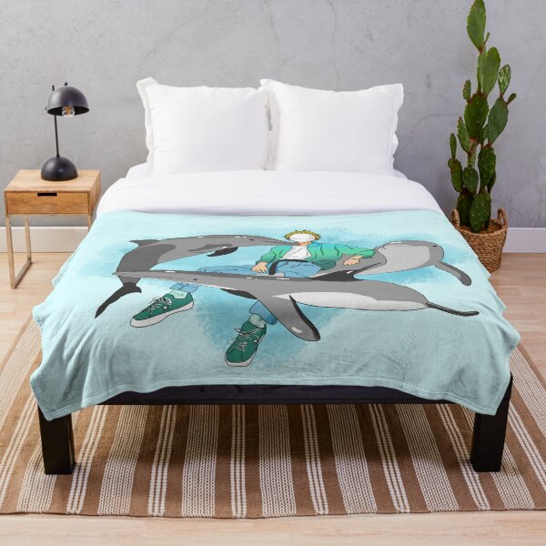 Dream with Dolphins  Throw Blanket RB2608 product Offical Dream Merch