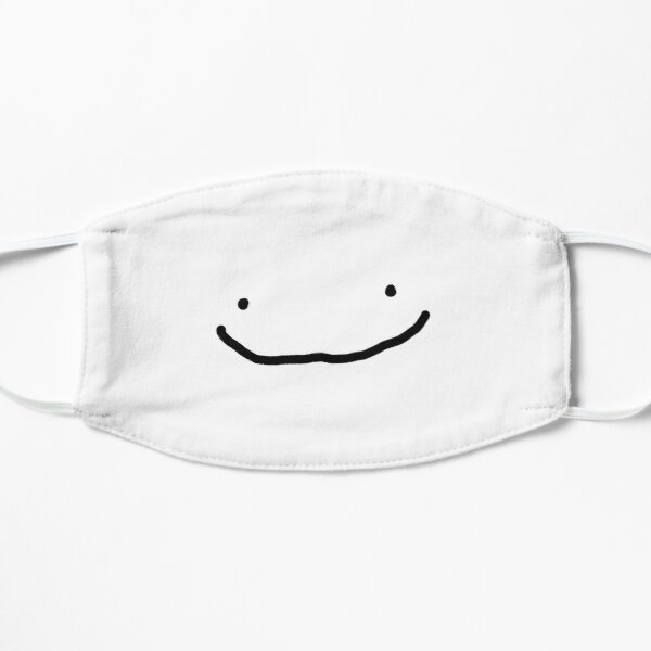Dreamwastaken Dream Smile Gift Flat Mask RB2608 product Offical Dream Merch